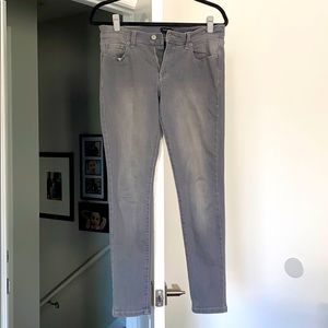 Banana Republic grey skinny jeans